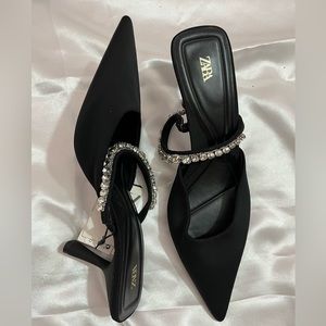Zara black heel